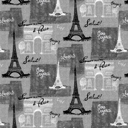 TT Paris Eiffel Tower Gray