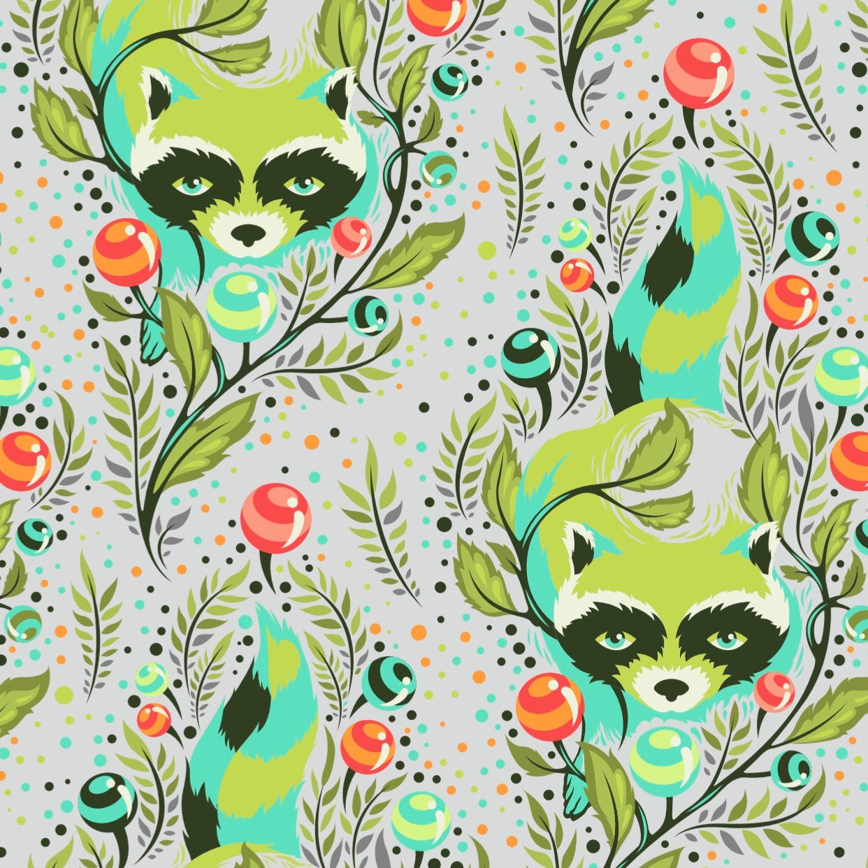 Out of Print Tula Pink Fabric - Slow & Steady Grand Stand in Kiwi (Green) - 3 Yards x hotsell WOF Continuous with Selvage